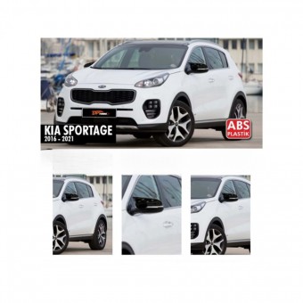 Set capace tip batman compatibil Kia Sportage (cu semnalizare in oglinda) 2015-2021 ® ALM