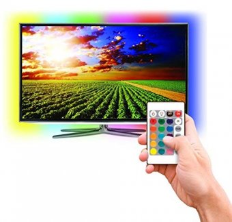 Kit banda LED RGB Lumina ambientala TV Monitor Mobilier