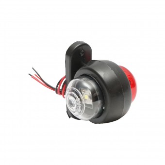 Lampa gabarit rosu-alb 12-24V