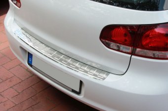 Ornament protectie bara din inox calitate premium Vw Golf 6 Hatchback 2008-2012