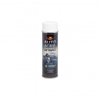 Spray vopsea alb lucios profesional 500ml RAL 9003