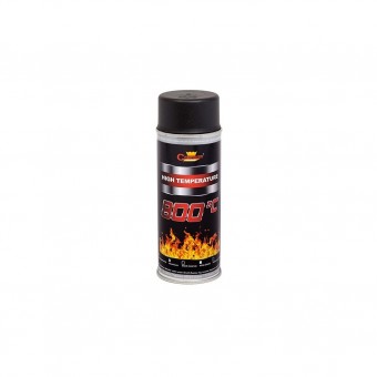 Spray negru  vopsea rezistent termic profesional universal +800°C 400ml
