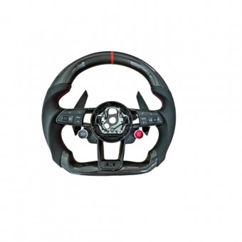 Volan sport piele compatibil Audi V2 model S cu padele