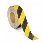 Banda antialunecare adeziva negru cu galben 5cm x 5metri