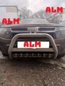 Bullbar inox cu suport de proiectoare ALM Dacia Duster 2009-2017
