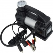 Compresor aer cu 2 pistoane si manometru 12V + accesorii