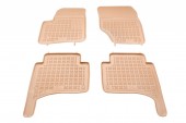 Covorase Presuri Auto Cauciuc Dedicate Bej Porsche CAYENNE 1 | VW TOUAREG 1 2002 - 2010