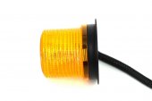 Girofar portocaliu cu 30SMD 12-24V omologat U.E talpa magnetica 