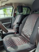 Huse textil - piele romburi Dacia Duster 2010-2017 Negru+Rosu ® ALM