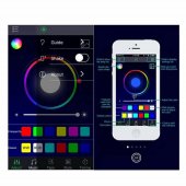 Kit Fir neon Led RGB + Banda LED SMD cu telecomanda Aplicatie IOS Android Bluetooth 