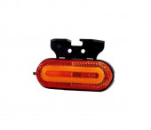 Lampa laterala gabarit cu suport 12,1x4,7, LED, galbena , cu cablu