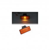 Lampa laterala LED cu suport 12-24V  Rosu , Portocaliu ,Alb 