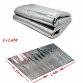 Material insonorizant aluminiu cu adeziv 1.4m x 1m 6mm