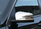 Ornamente capace oglinda inox ALM Mercedes GLA cu semnalizare