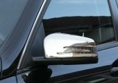 Ornamente capace oglinda inox ALM Mercedes GLK cu semnalizare