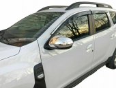 Ornamente cromate din inox pentru oglinzi Dacia Duster 2 2018-2023