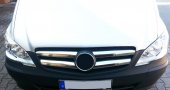 Ornamente inox grila masca fata cromate dedicate Mercedes Vito W639 2010-2014 Facelift