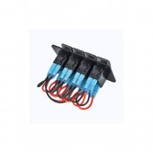 Panou 4 butoane intrerupatoare tip rocket 12V 24V