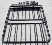 Portbagaj auto plafon metalic cu bare transversale incluse 127x100