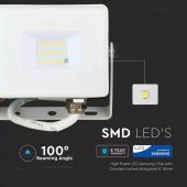Proiector LED 10W Slim SMD cu Cip Samsung 800LM, IP65