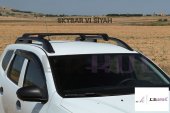 Set bare transversale Crossbar Negre Dacia Duster 2018-2022 cu antifurt ® ALM