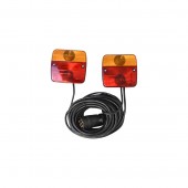 Set lampi magnetice pentru remorca cu fisa 7 pini 12V +cablu