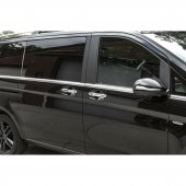 Set ornamente manere inox compatibile Mercedes Vito , V-class W447 fara Keyless Go 2014+