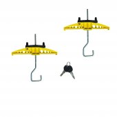 Set suporti fixare scara auto pe bare transversale universal cu antifurt 